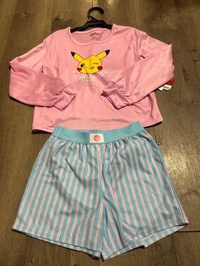 Pokémon Girls Pajama Set Size 6 New